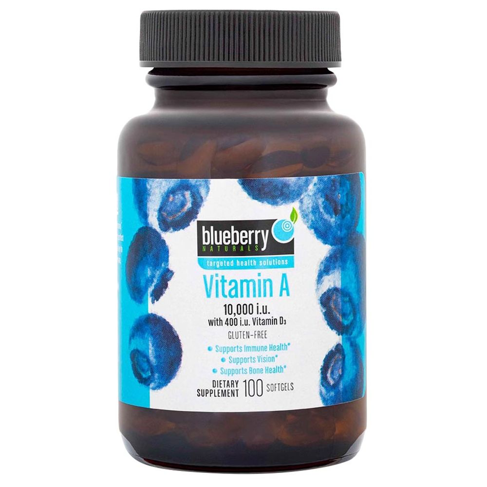 Blueberry Naturals - Vitamin A 10,000IU Softgels 100's