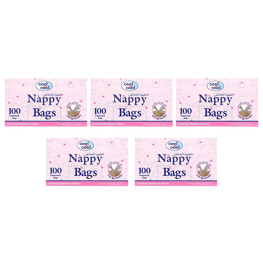 Cool & Cool - Nappy Bags - Pack of 5 - 500 pcs