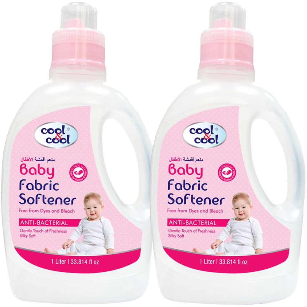 Cool & Cool - Baby Fabric Softener - 1 L - Pack of 2