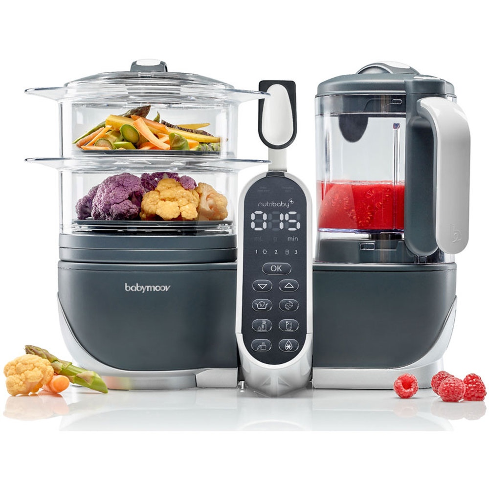 Babymoov - Nutribaby (+) Food Processor & Blender - Grey