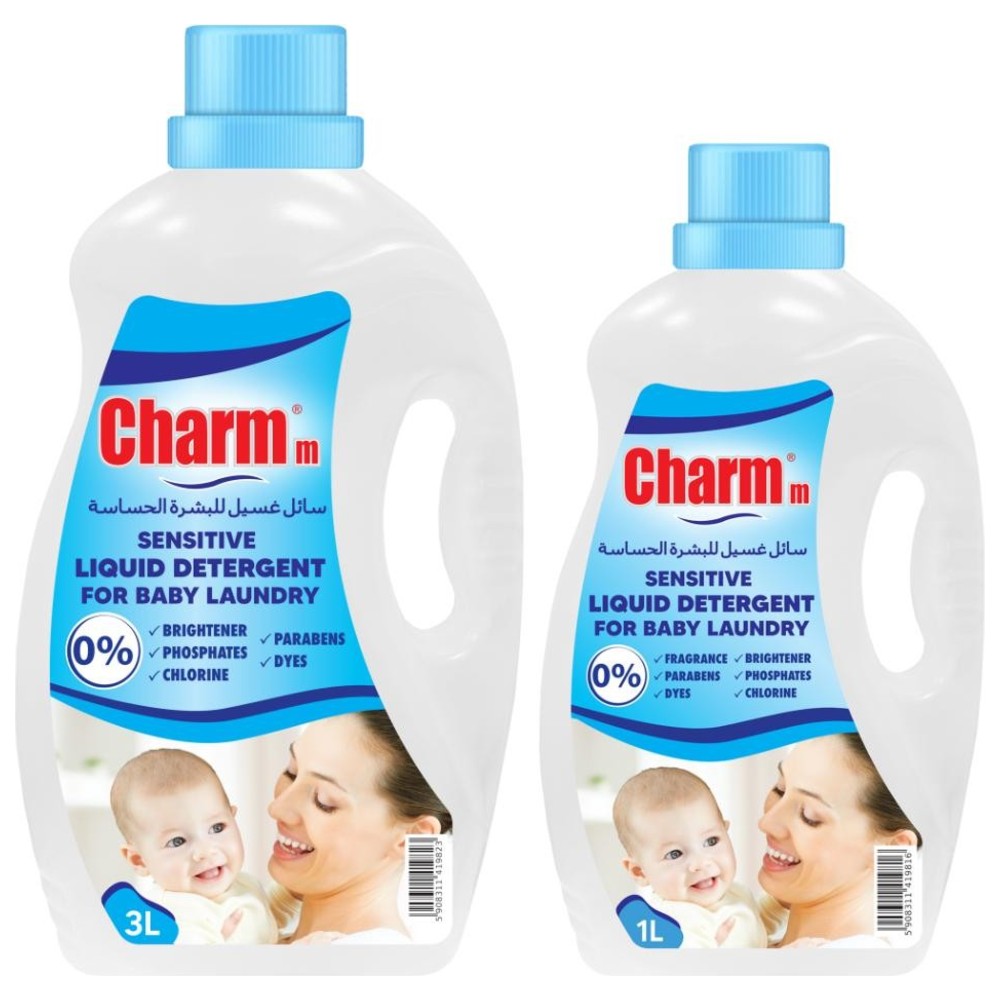 Charmm - Sensitive Baby Laundry Liquid Detergent - 3+1 L
