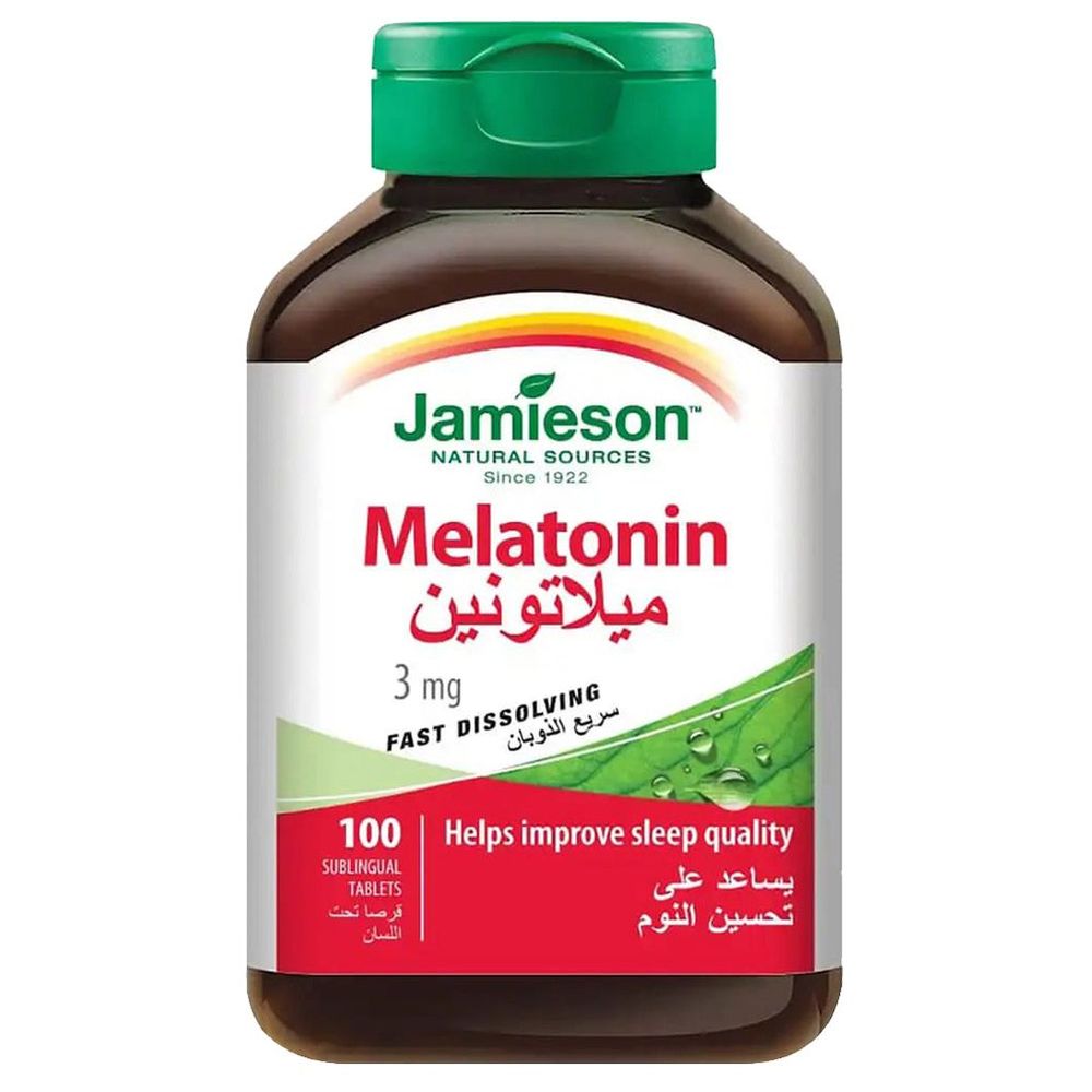 Jamieson - Melatonin 3 mg Fast Dissolving Tablets - 100 Pcs