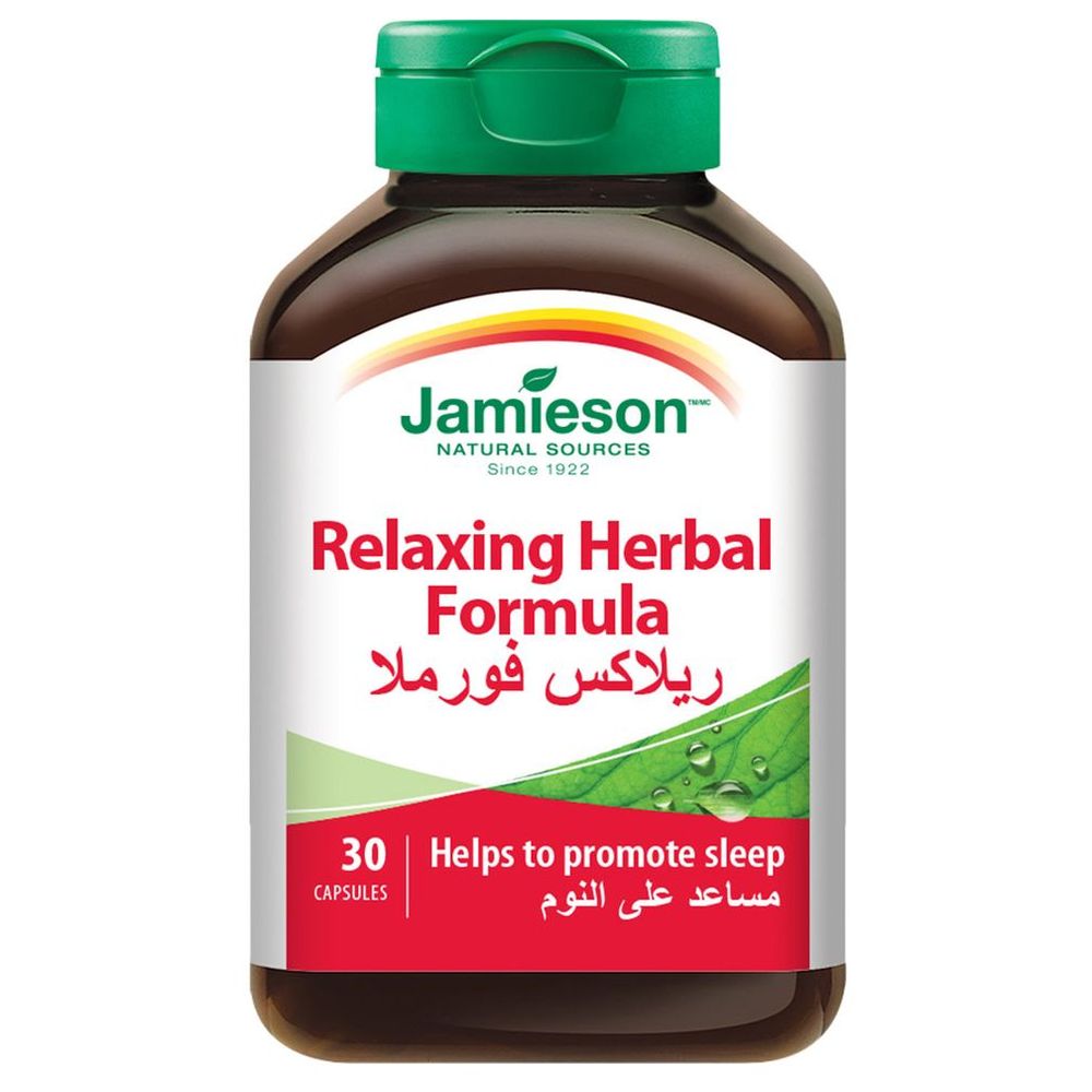 Jamieson - Relaxing Herbal Formula Capsules - 30 Pcs