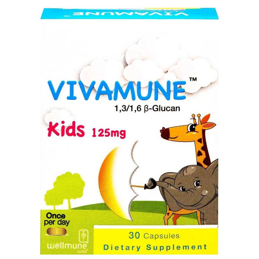 Jamjoom Pharma - Vivamune Kids 125mg Capsule - 30 Pcs
