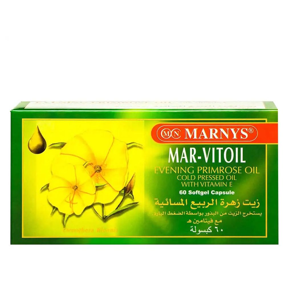 Marnys - Mar-Vitoil Evening Primrose Oil Capsules - 60 Pcs