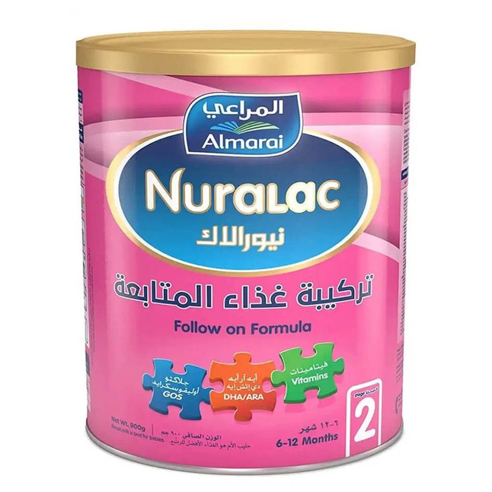نورالاك - حليب بودرة للمرحلة الثانية من النمو - 900 غرام
