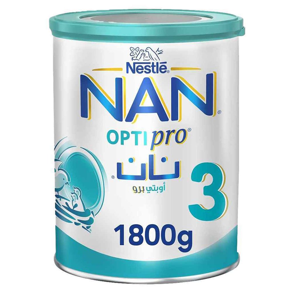 نان - تركيبة حليب البقر أوبتيبرو المرحلة 3 - 1.8 كجم