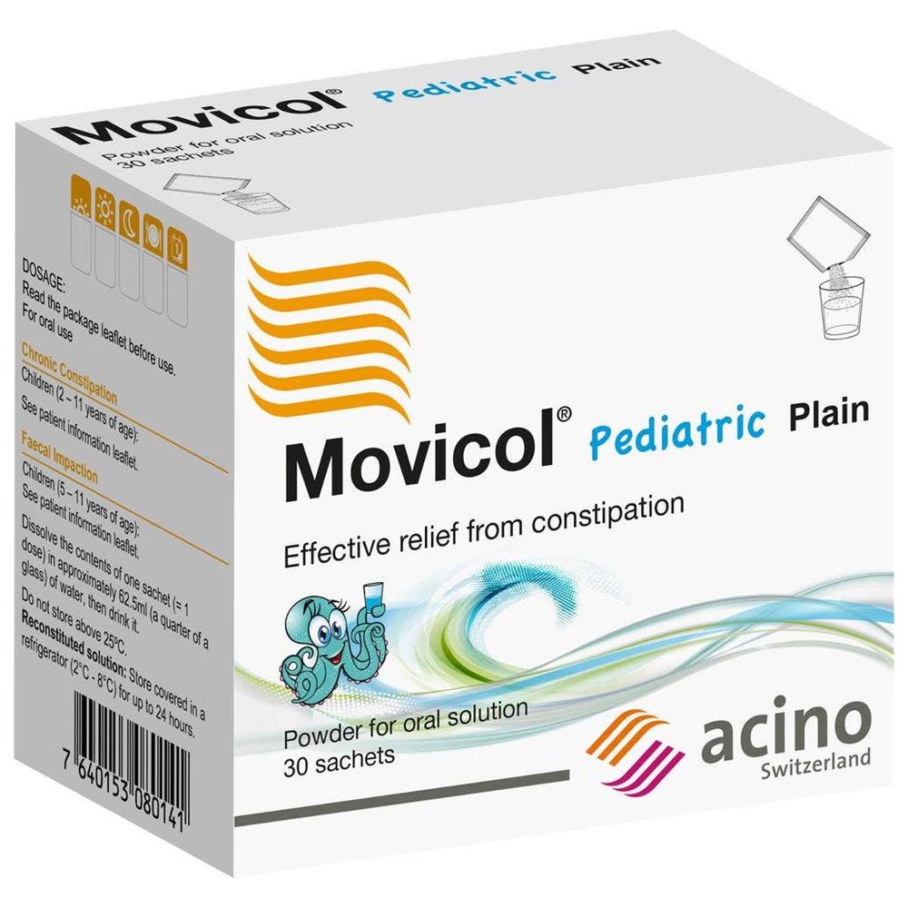 Movicol Paediatric Constipation Relief Sachets - 30 Pcs