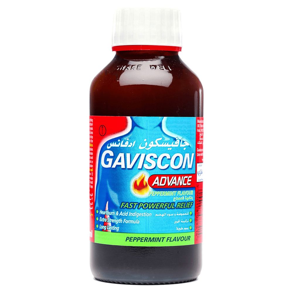 Gaviscon - Advance Suspension For Acidity - Peppermint - 300 ml