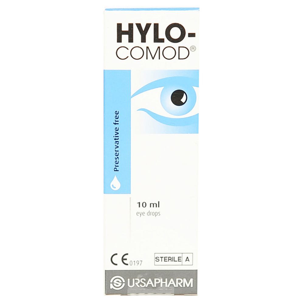 Hylo Comod 0.1% Eye Drops - 10 ml