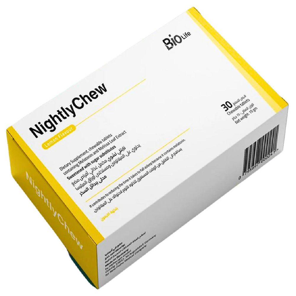 Bio Life - Nightly Chewable Tablets - 30 Pcs