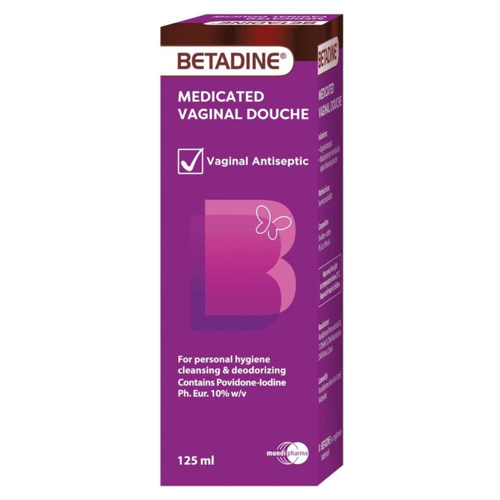 Betadine Medicated Vaginal Douche - 125 ml