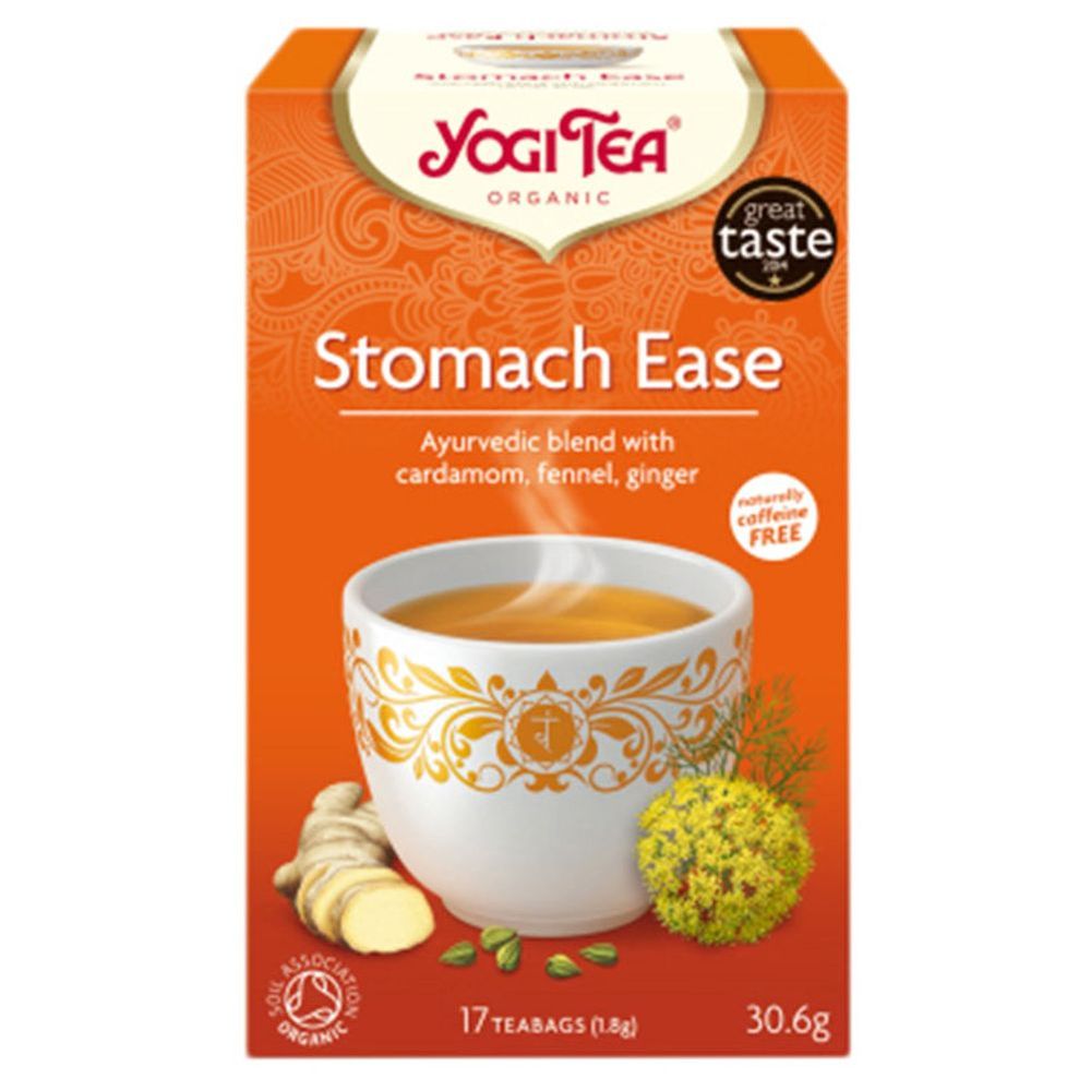 Yogi Organic Stomach Ease Tea Bags - 17 Pcs - 30.6 gm