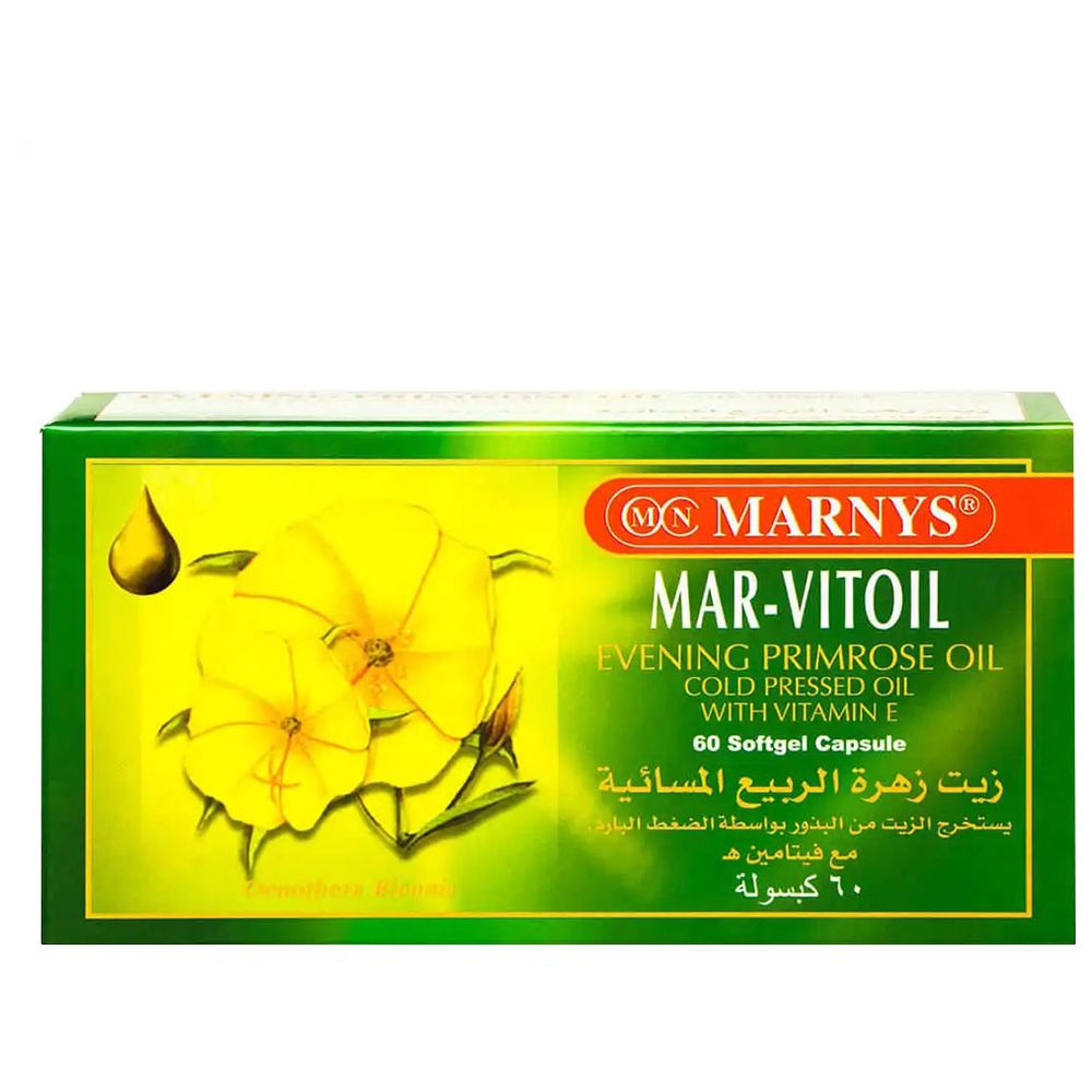 Marnys - Mar-Vitoil Evening Primrose Oil Capsules - 60 Pcs