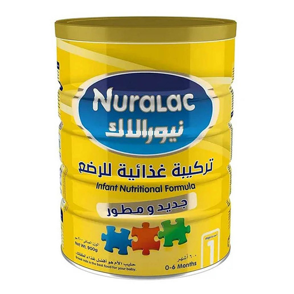 نورالاك - حليب بودرة للمرحلة الأولى من النمو - 900 غرام