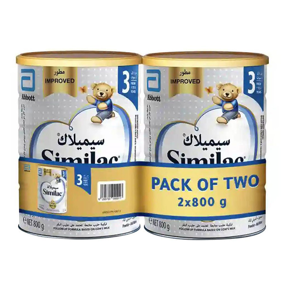 Similac - Gold Follow On Milk Formula - 800 gm - Pack of2