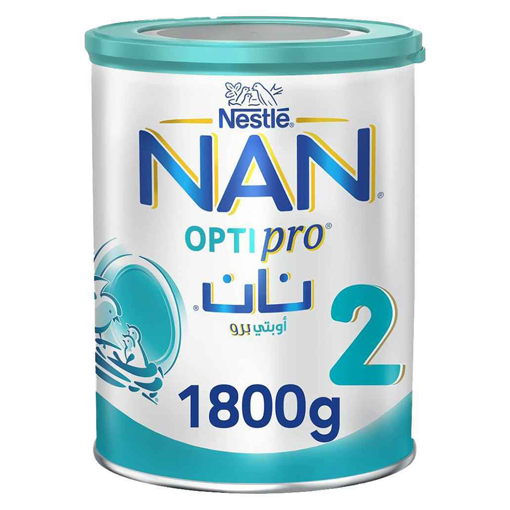 Nan - Optipro Stage 2 Cow Milk Formula - 1800 gm