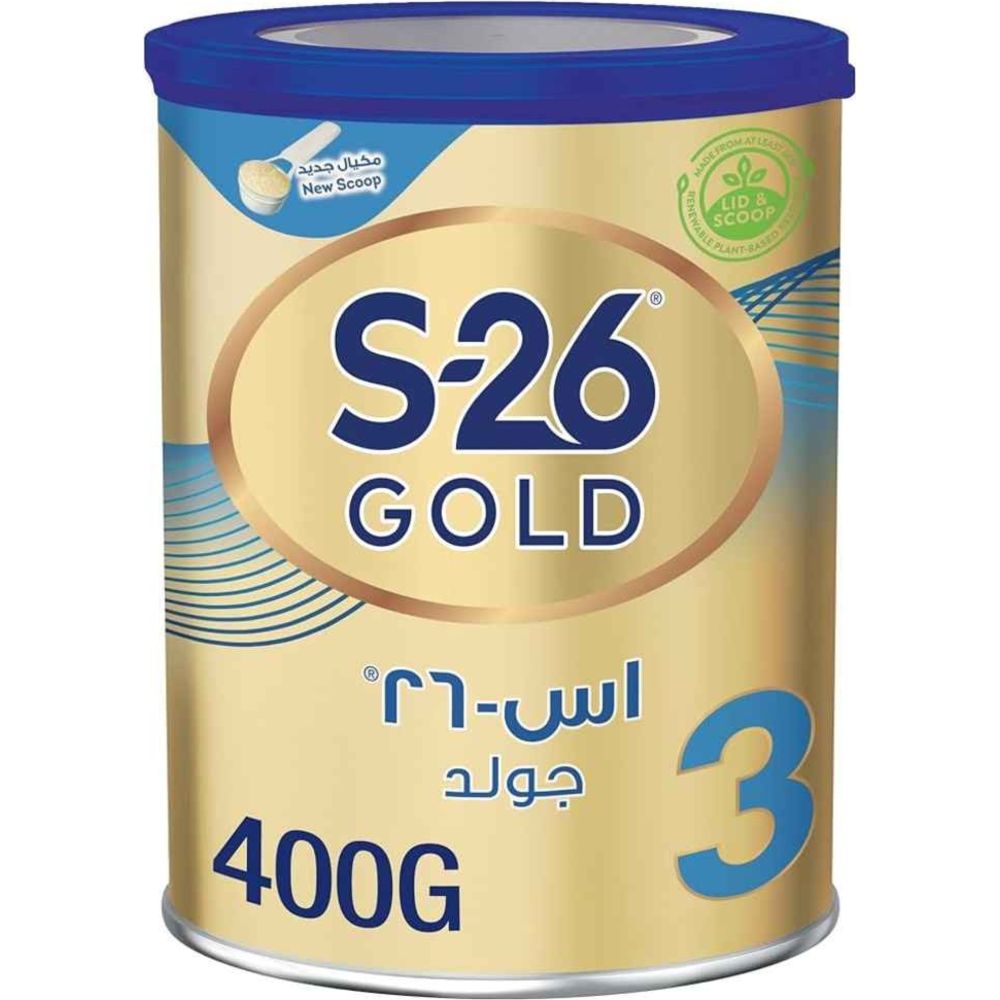 حليب الأطفال S26 - المرحلة الثالثة من تركيبة جولد - 400 غرام