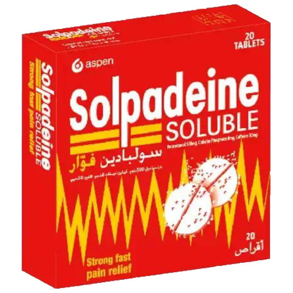 Solpadeine Soluble - Pain Relief Tablets - 20 Count