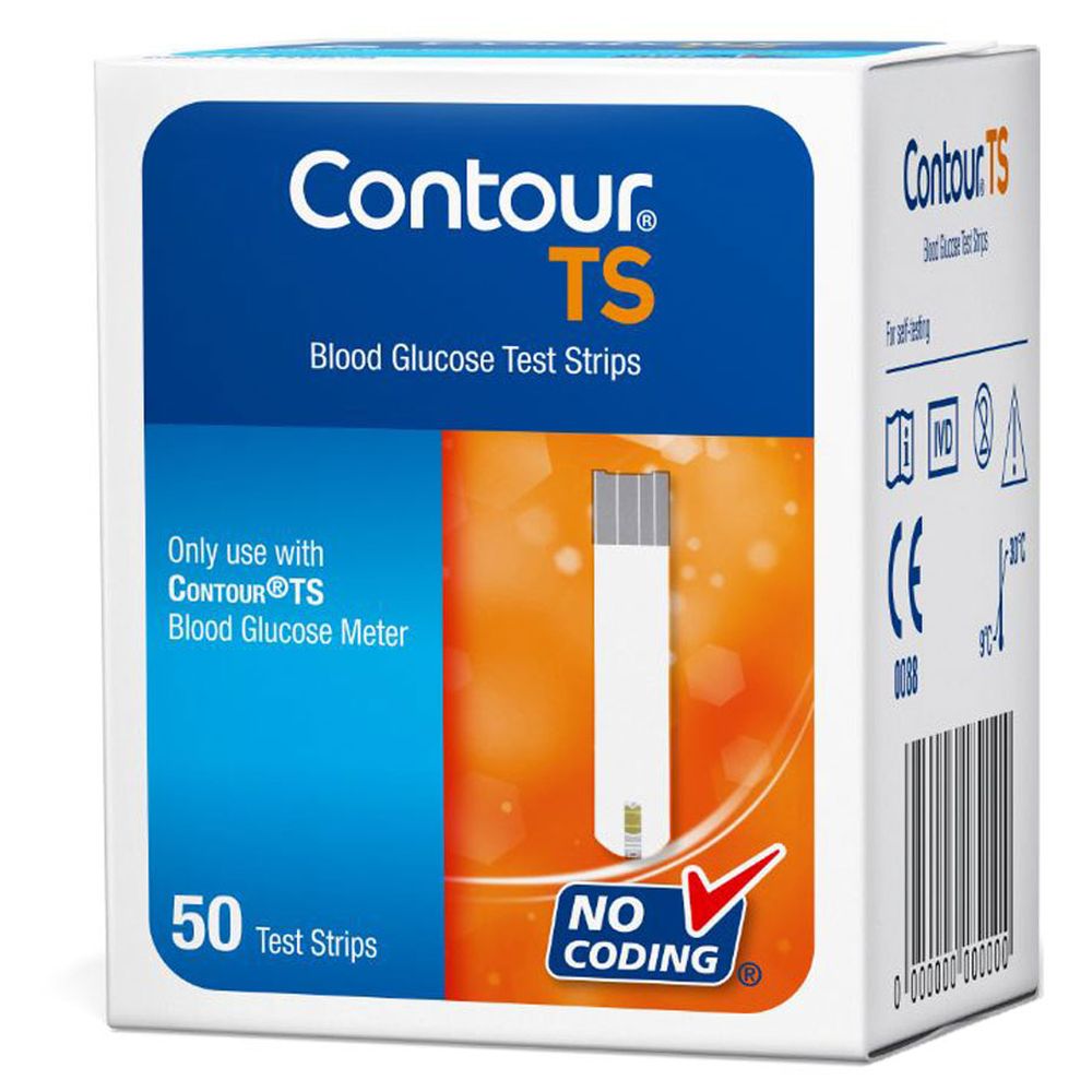 أسينسيا كونتور - شرائط فحص سكر الدم تي إس - عدد 50