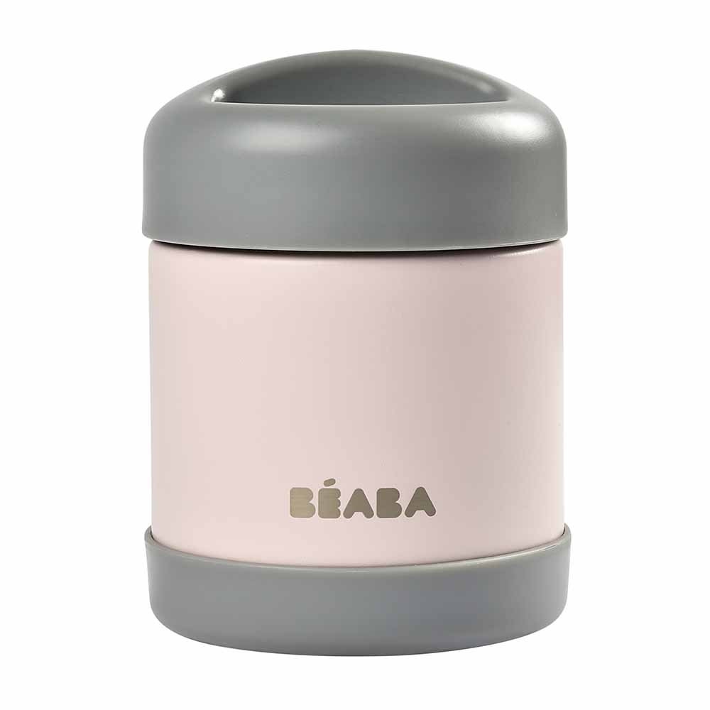 Beaba - Thermo-Portion Food Jar - Dark Mist/Light Pink - 300 ml