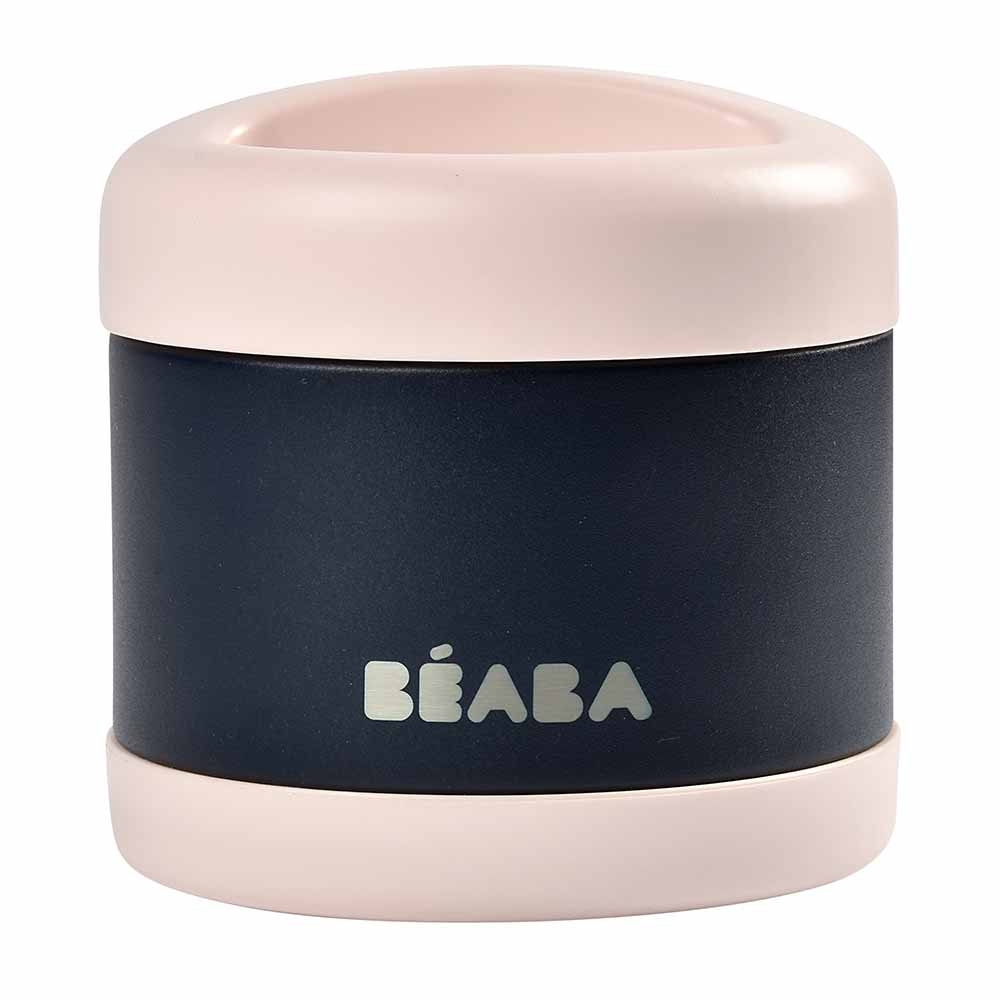 Beaba - Thermo-Portion Food Storage Jar - Light Pink/Night Blue - 500 ml