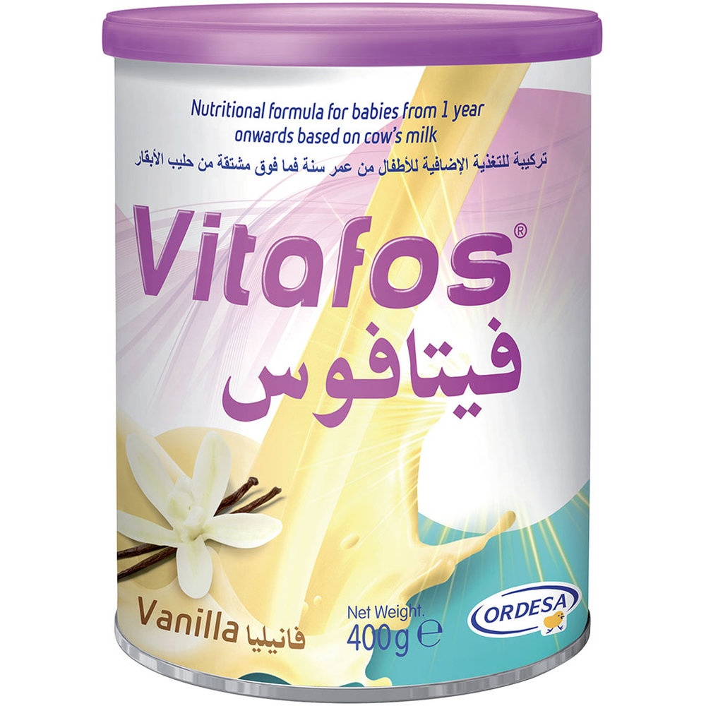 Vitafos - Nutritional Formula Milk - Vanilla - 400 gm
