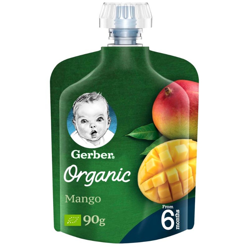Gerber - Organic Mango Baby Puree - 90 gm