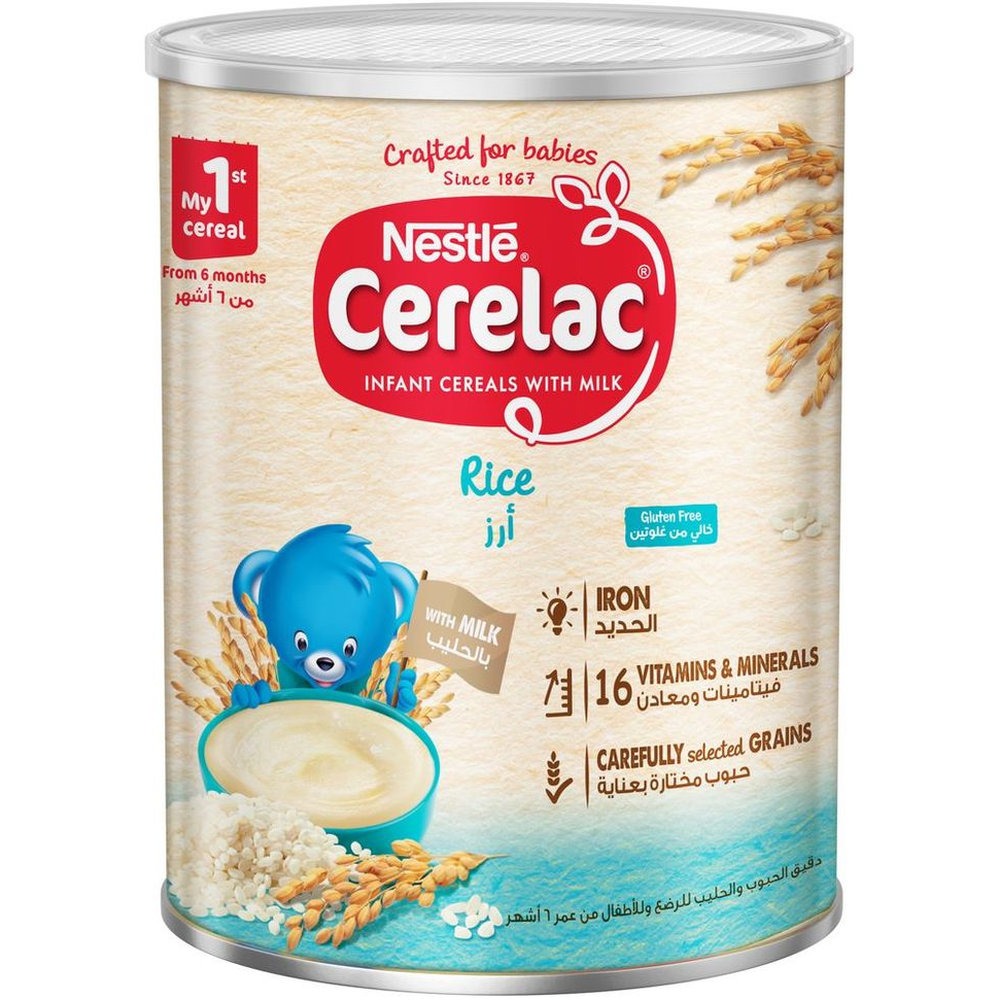Nestle - Cerelac Infant Cereals With Iron+ Rice - 400 gm