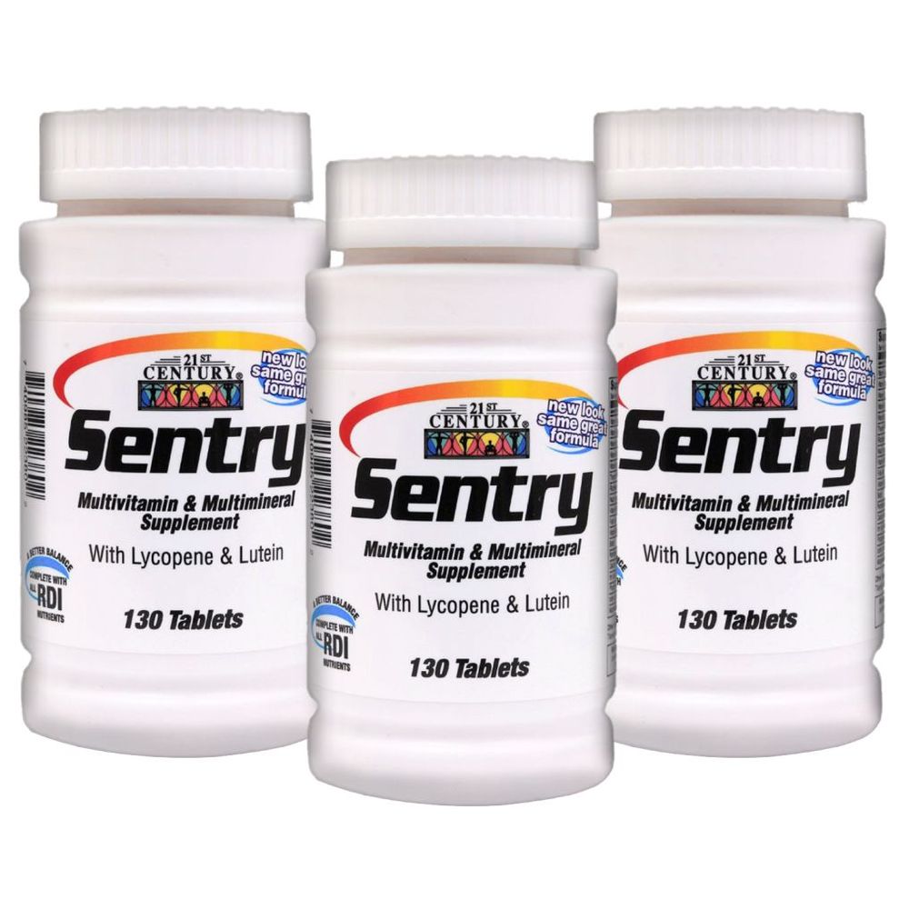 21st Century - Sentry 130 Tablets Pack of 3