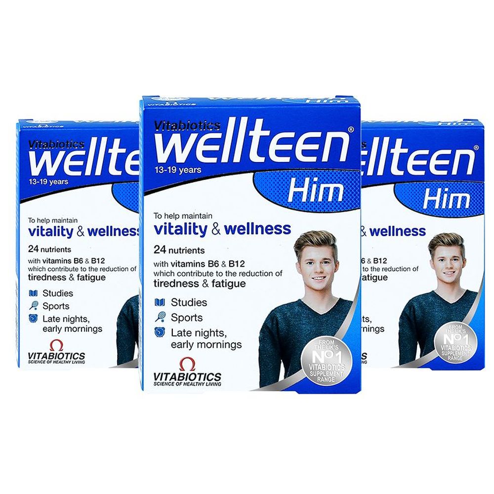 Vitabiotics - Wellteen Him 30 Tablets Pack of 3
