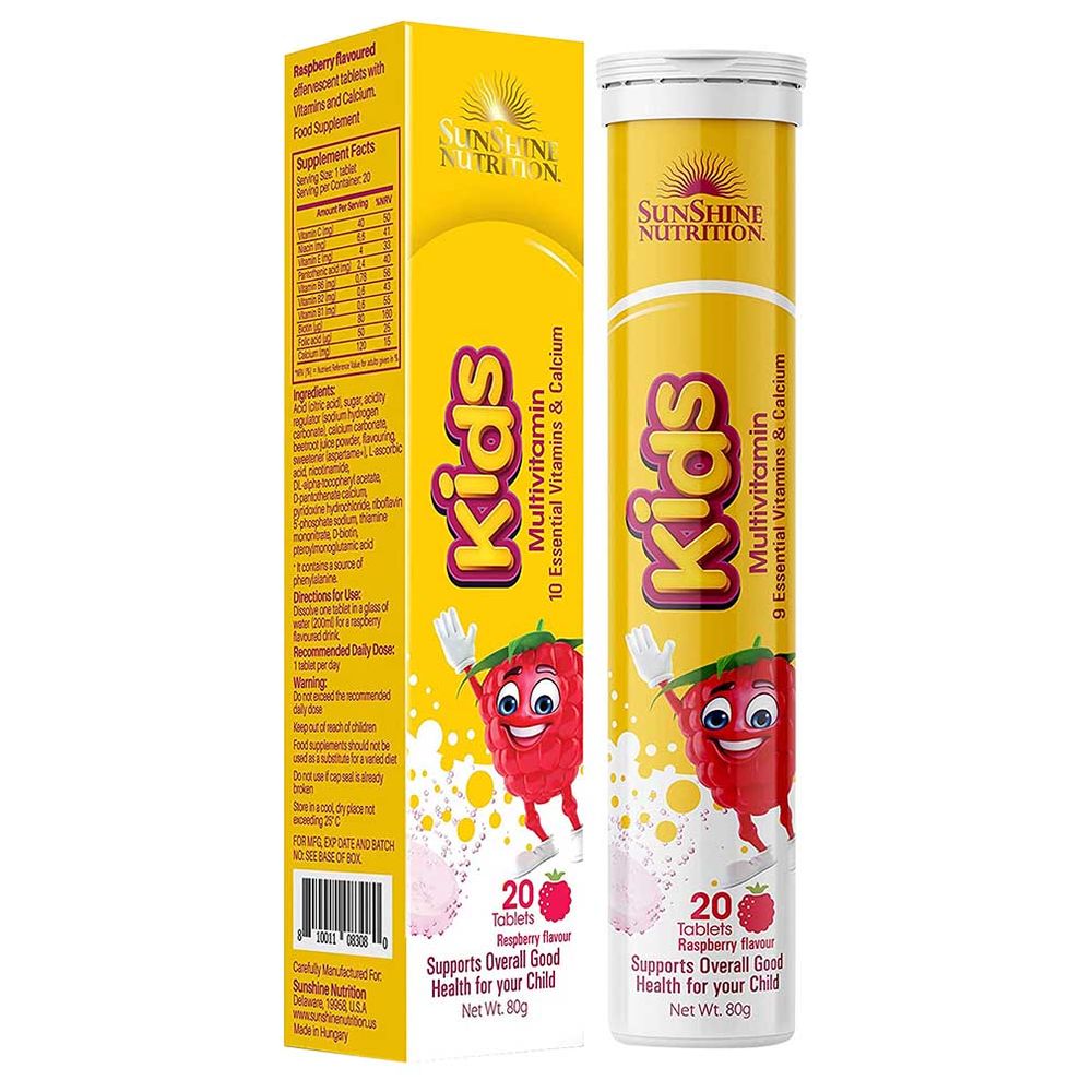Sunshine Nutrition - Kids Multivitamins Effervescent 20's