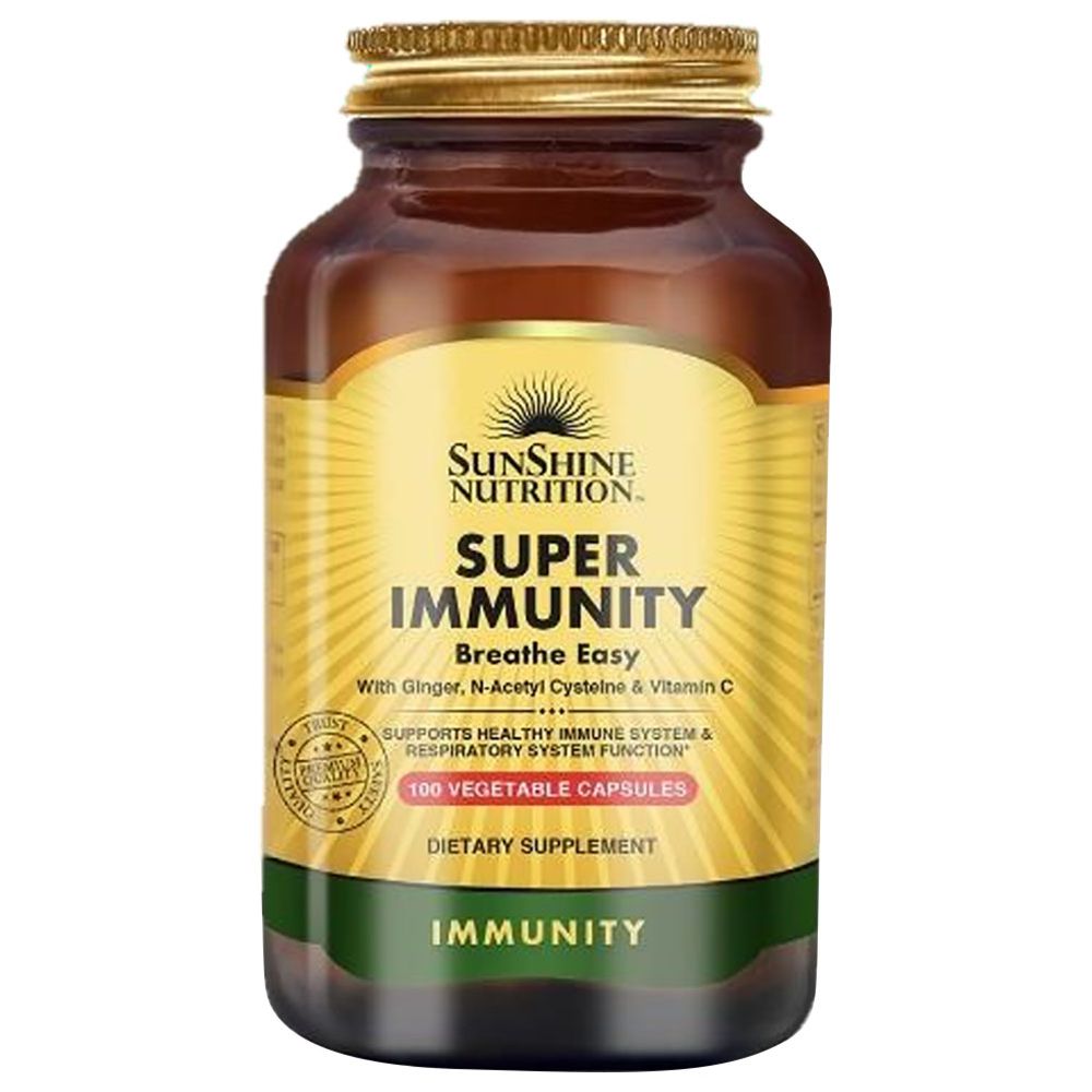 Sunshine Nutrition Super Immunity Breathe Easy 100 Capsules