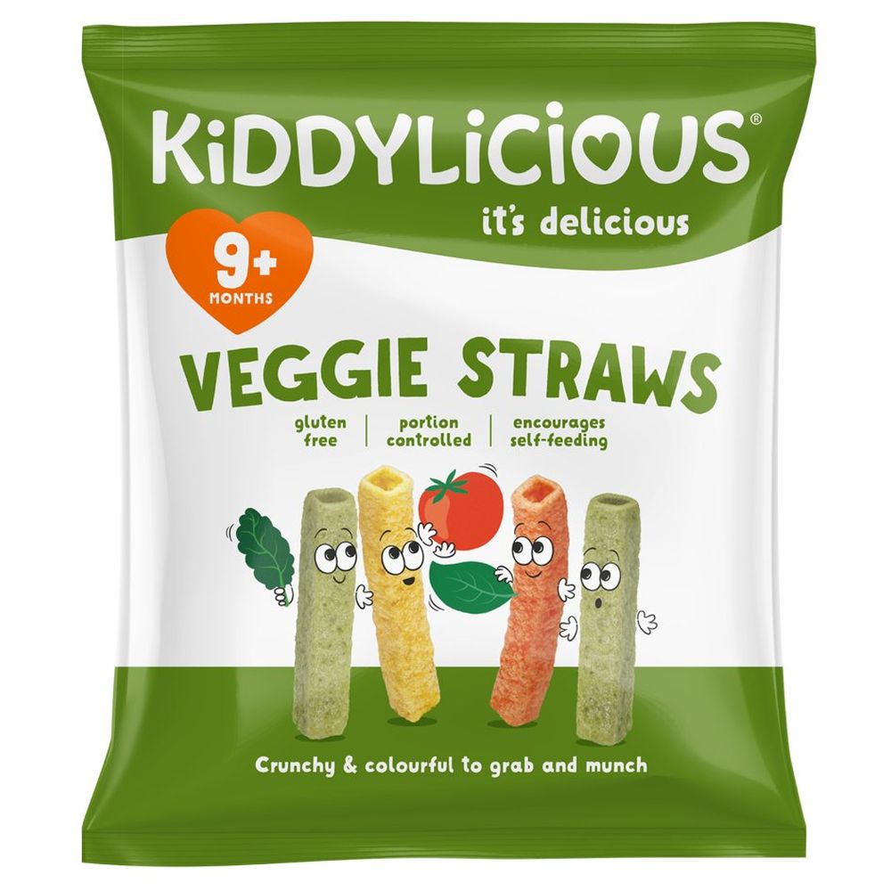 Kiddylicious - Veggie Straws Baby Snacks - 12 gm