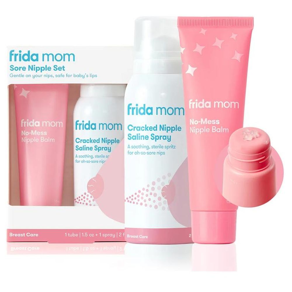 Frida Mom - Sore Nipple Saline Spray - 2 Pc Set