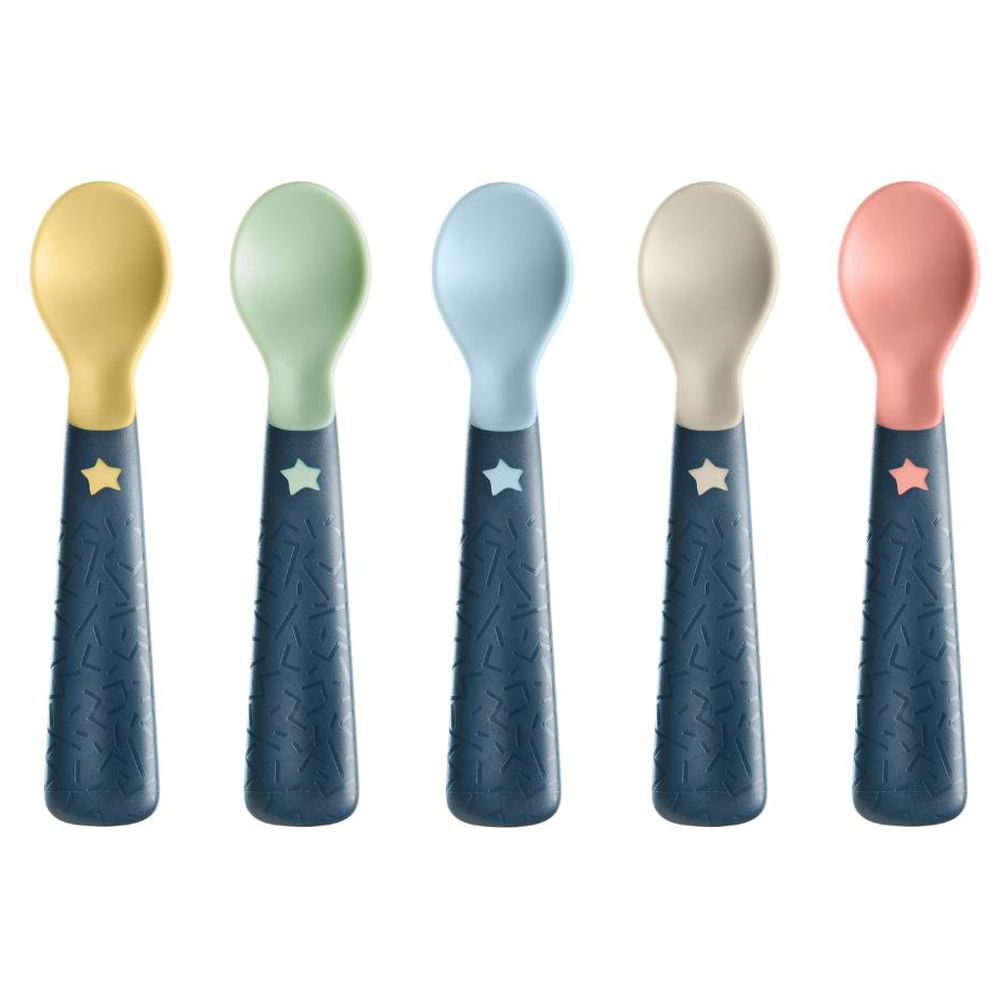 Tommee Tippee - Easi Grip Self Feeding Spoon - 5 Pc Set