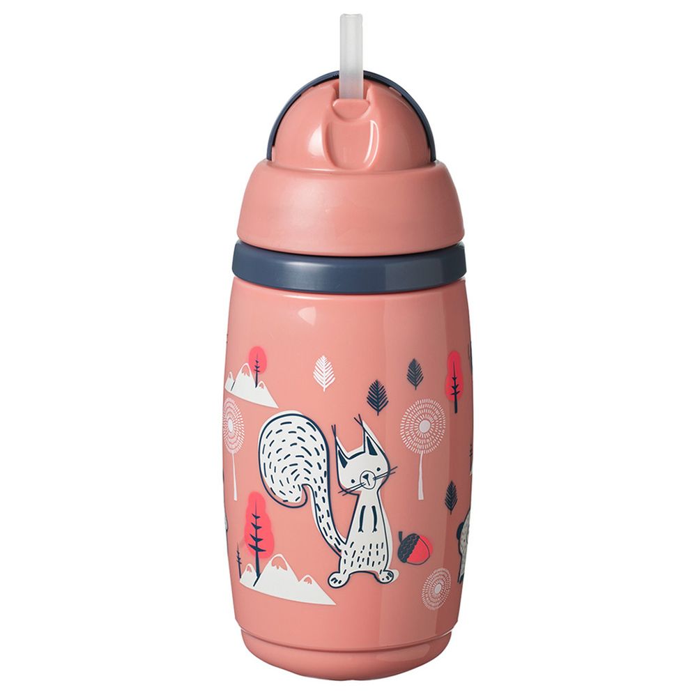 Tommee Tippee - Superstar Insulated Straw Cup - Pink - 266 ml