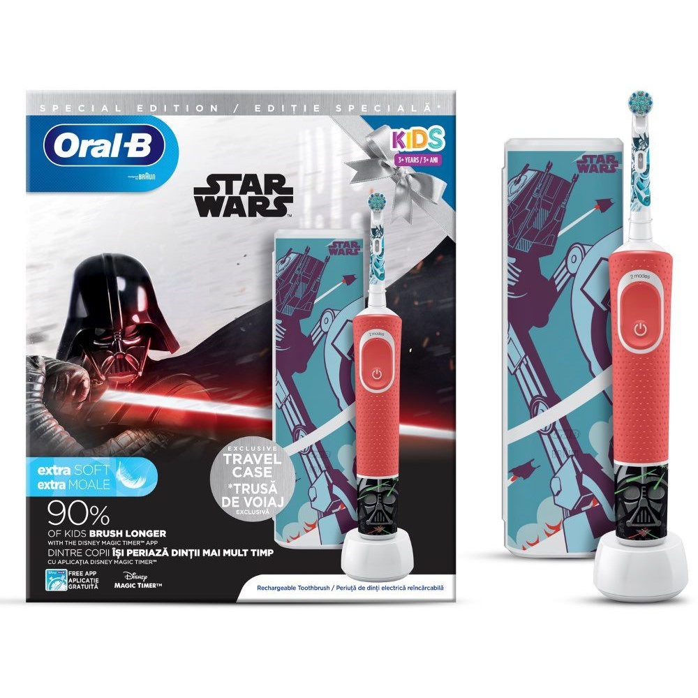 Oral B - Kids Electric Toothbrush Star Wars W/ Travel Case