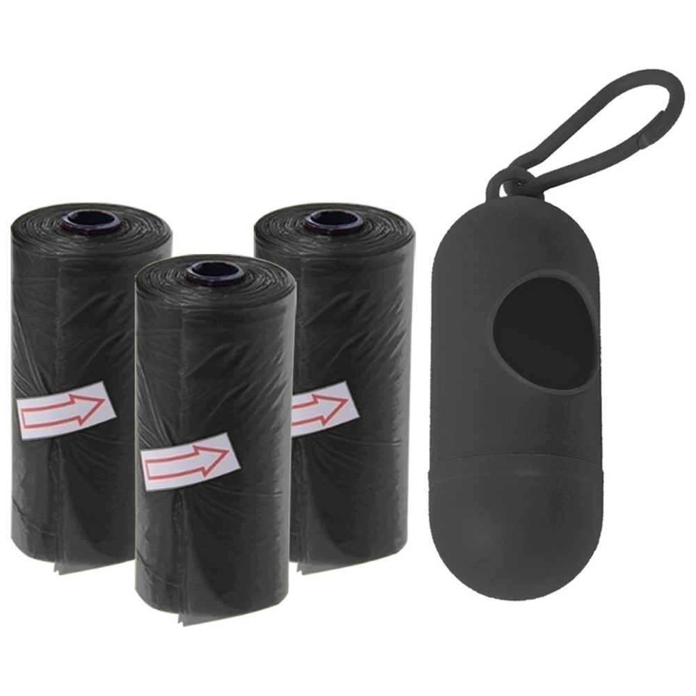 Star Babies - Scented Nappy Bag With Dispenser - Black - 3 Pcs
