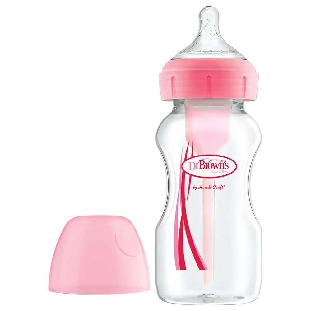 Dr. Brown's Polypropylene Anti Colic Options+ Bottle 270ml - Pink