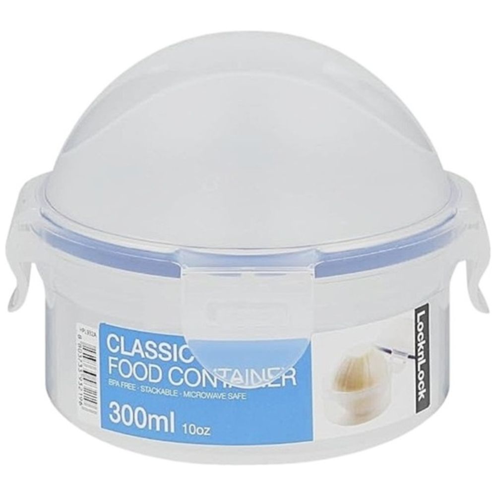 LocknLock - Round Food Container - 300ml - Clear
