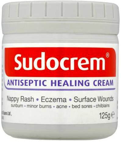 Sudocrem Antiseptic Healing Cream 125g – Nappy Rash, Acne & Skin Protection
