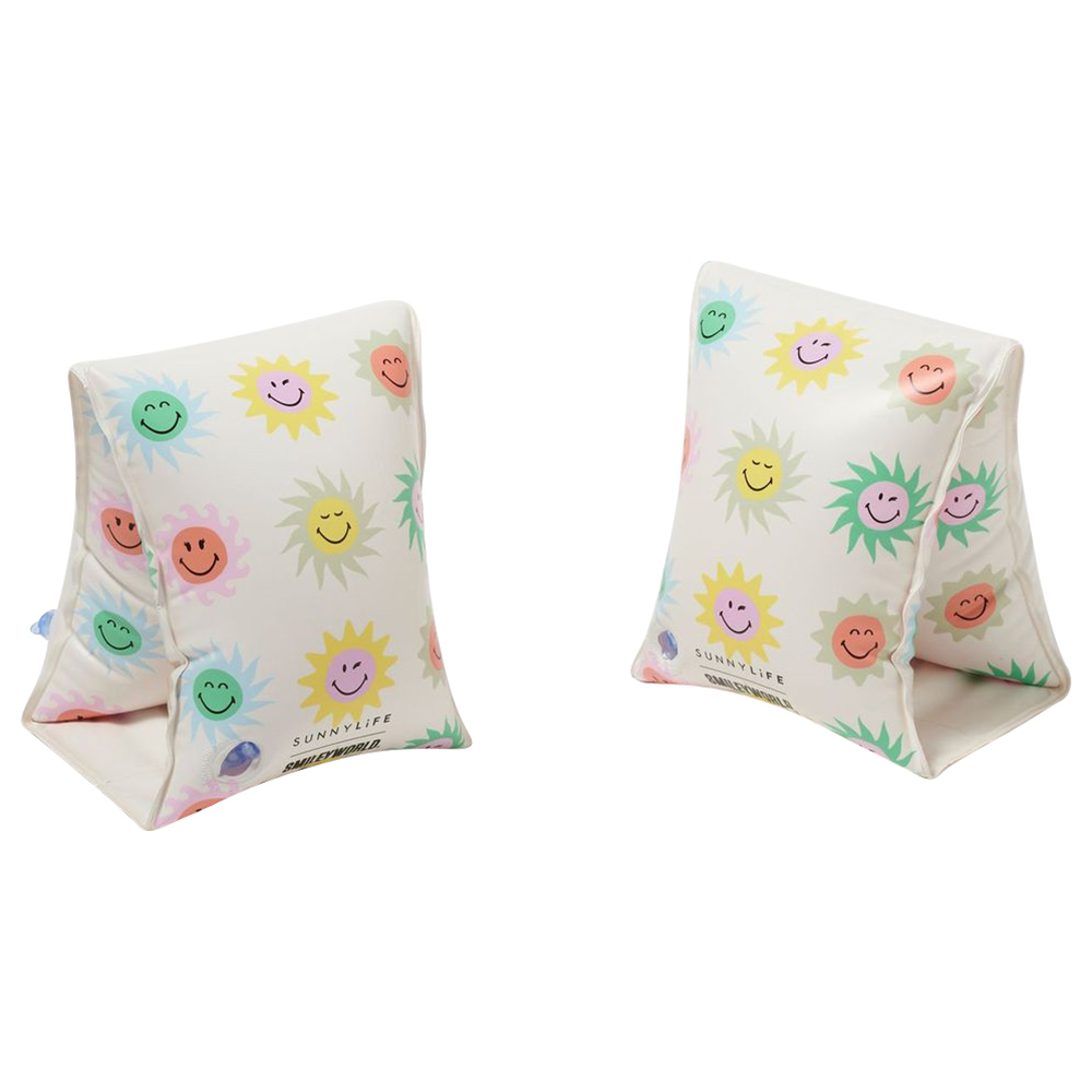 Sunnylife - Buddy Float Bands Smiley World - Sol Sea