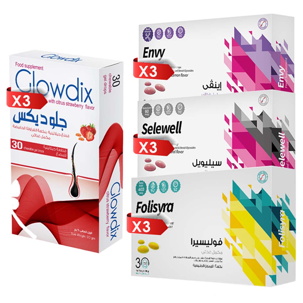 سوليندا - مجموعة فنانة للشعر والجمال - عبوة من 4 قطع