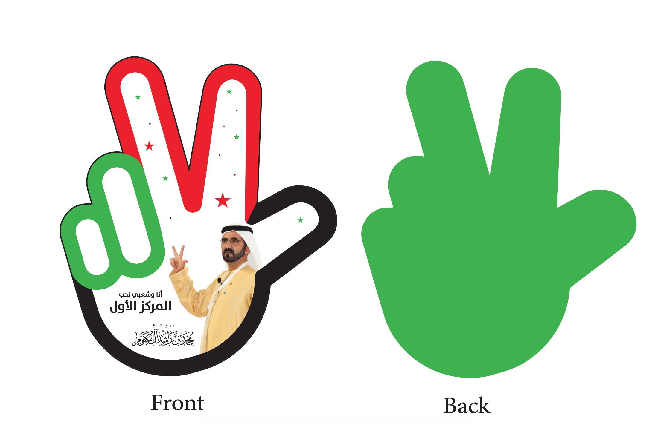 First Poition - Sign Hand Gloves