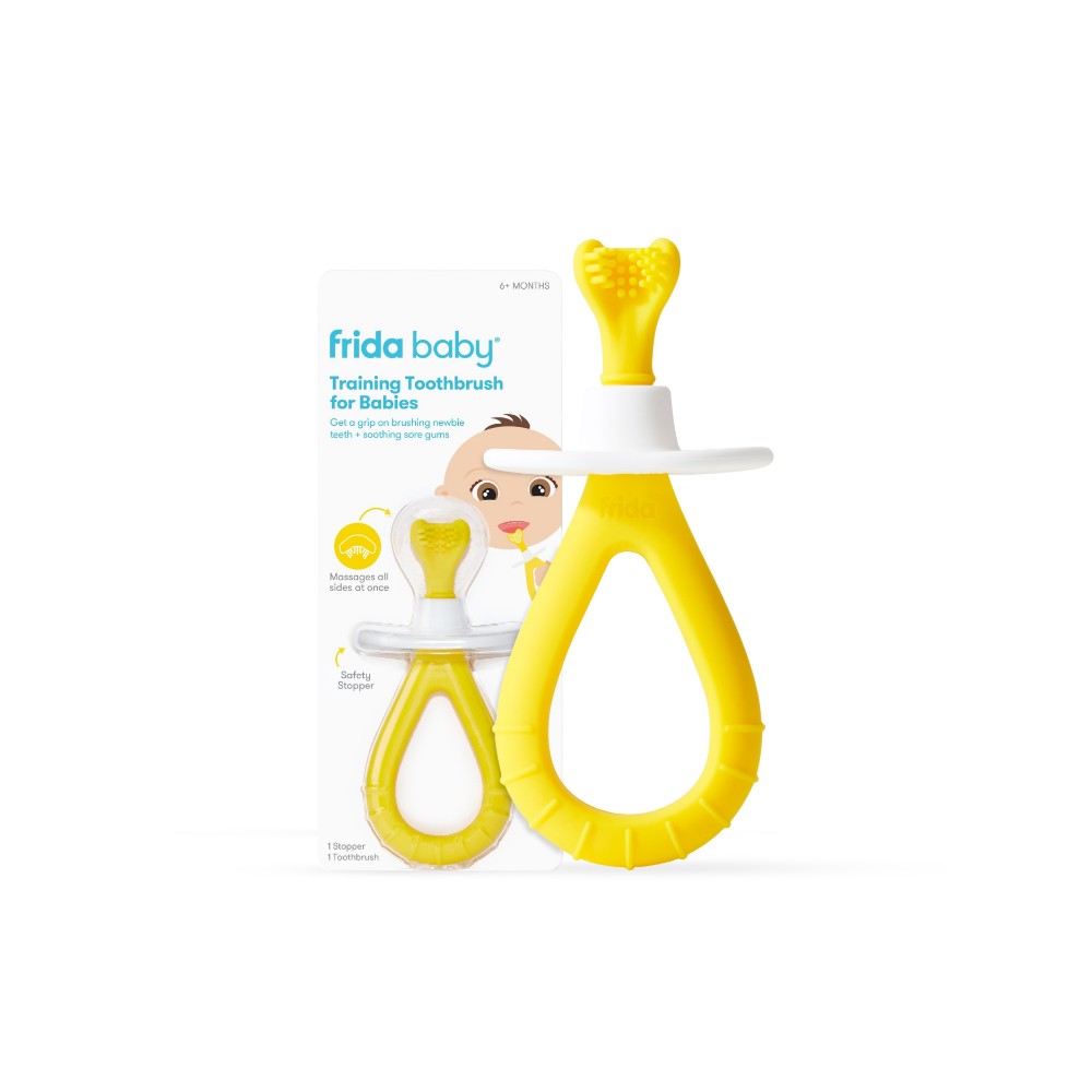 Fridababy - Training Toothbrush with Soft Silicone Bristles