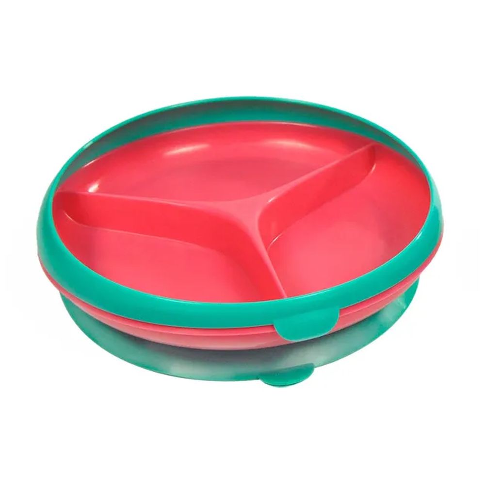 The First Years Inside Scoop Suction Section Plate Green/Red