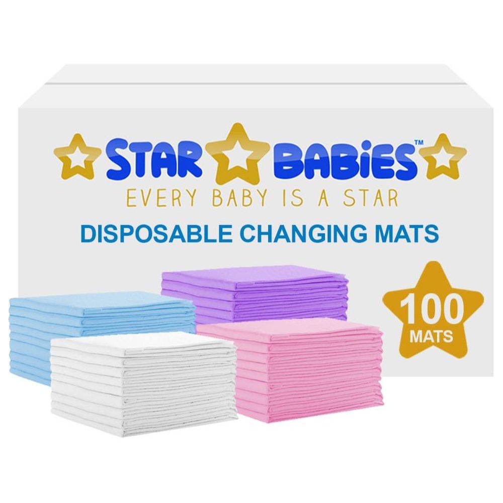 Star Babies Disposable Changing mats (45x60cm) Large, Pack of 100