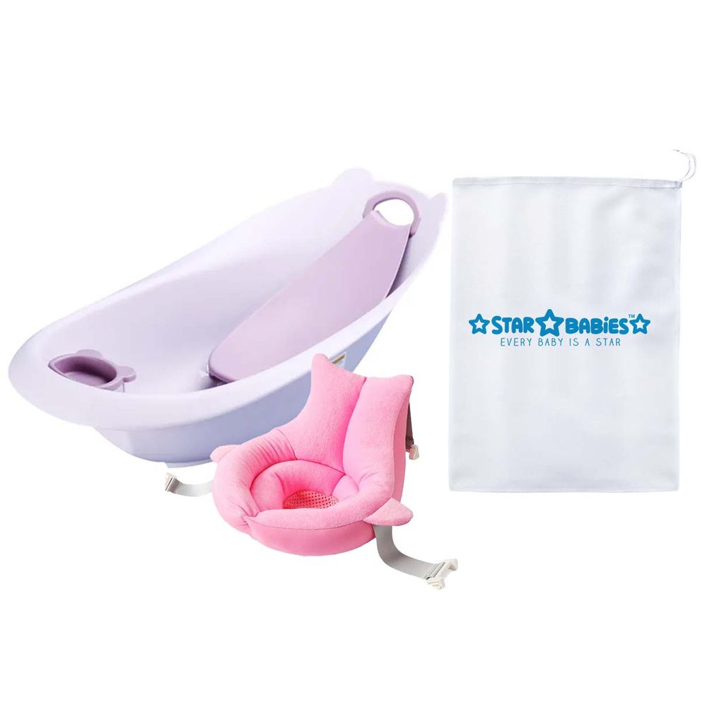 Star Babies - Stage Bathtub with Sink Bather - Pack Of 2 - Pink