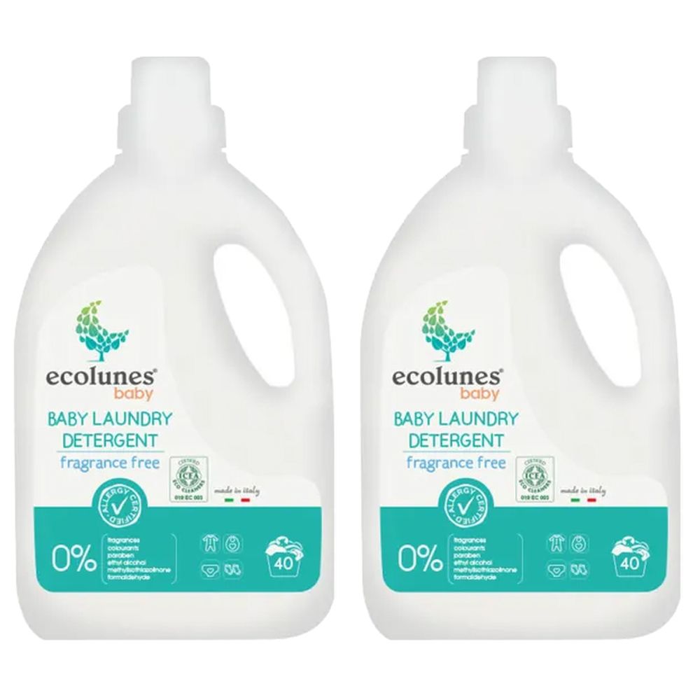 Ecolunes - Baby Laundry Detergent 2 L - Pack of 2
